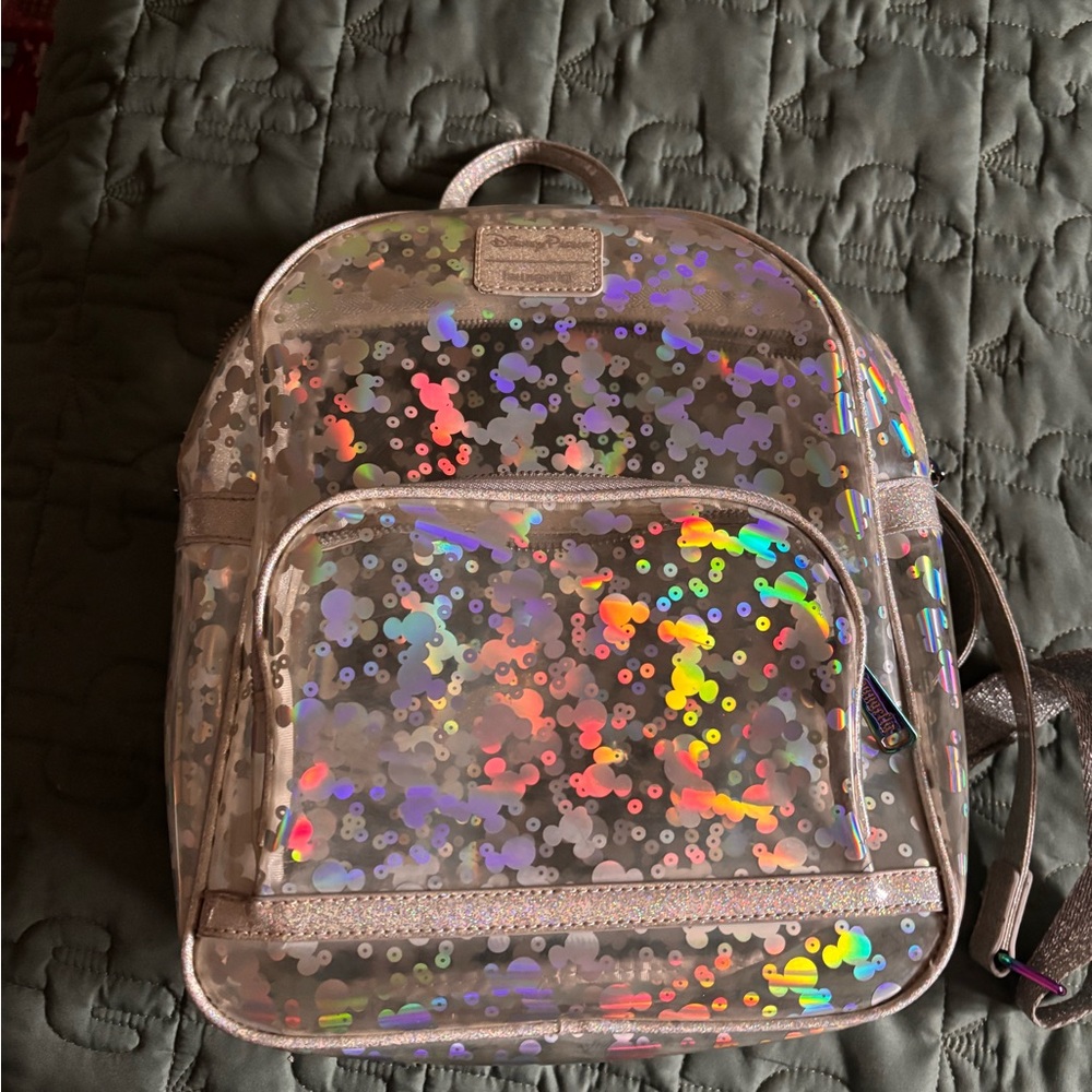 Disney Holographic Loungefly Mini Backpack